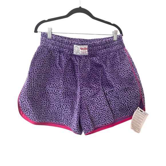 GCDS Pants - GCDS Animal Print Boxing Shorts Purple‎ NWT Sz XL